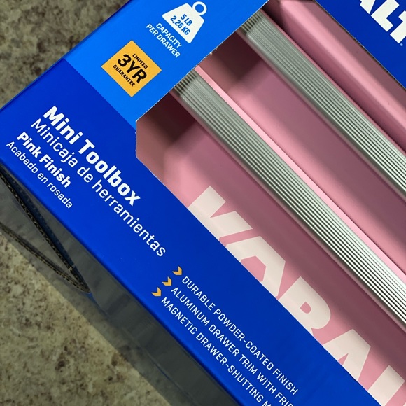 Pink Kobalt Mini Toolbox 2 Drawer Steel NEW Limited Edition - Picture 10 of 15